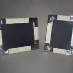 Tientos Cuero con esq. en Alpaca